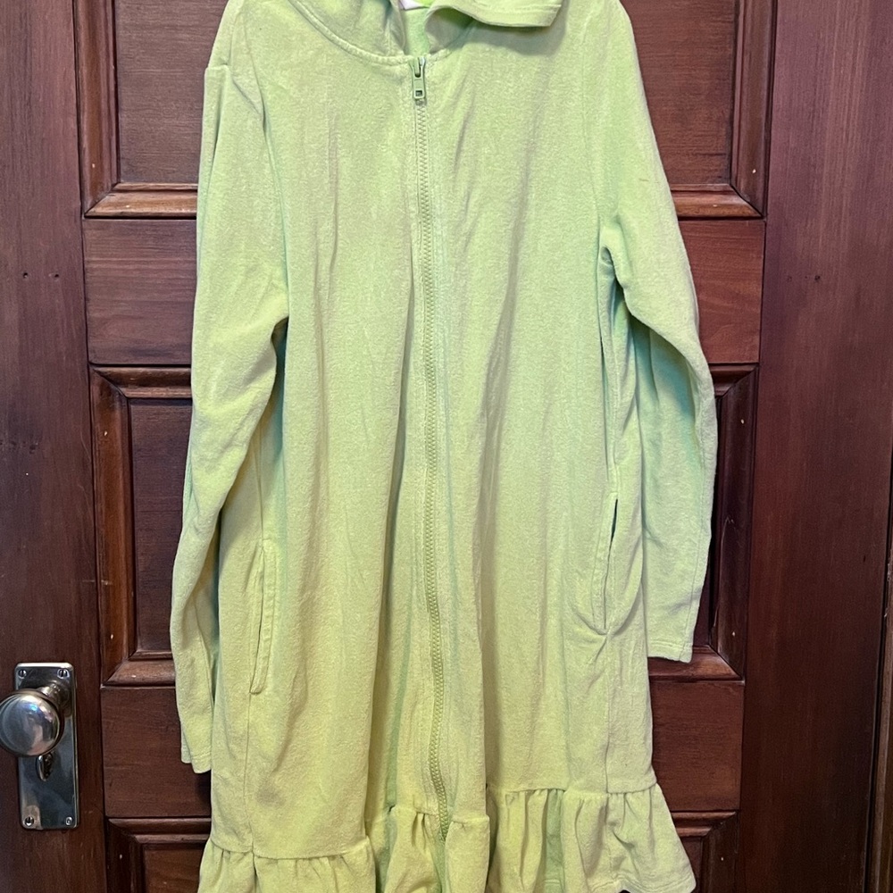 Girl’s swim coverup by LandsEnd. Size is 10+-12+.